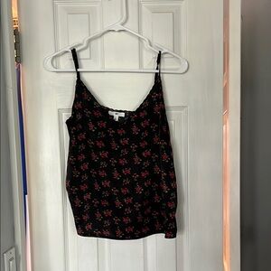 BP Black and Red Crop Camisole Top